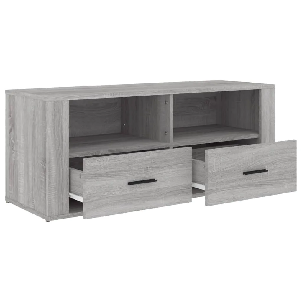 Mobile TV Basso Grigio Sonoma 100x35x40 cm | Offerta E-commerce - 6