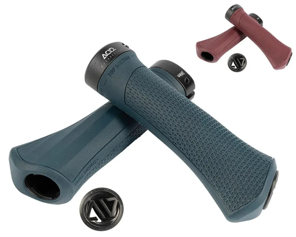 Poignées Acid Hybrid Tour Bleu Large idéales pour longues rando à vélo