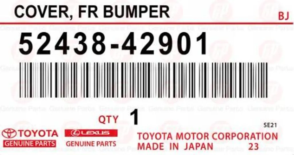 Solution pour Cache Attelage Avant Manquant Toyota RAV4 OE 52438-42901