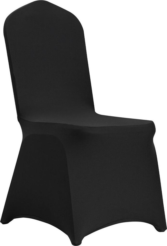 30 Stück schwarze Stretch-Elasthan-Klappstuhlbezüge, universell passende Stuhlbezüge, abnehmbare, waschbare Schutzbezüge, für Hochzeiten, Feie...