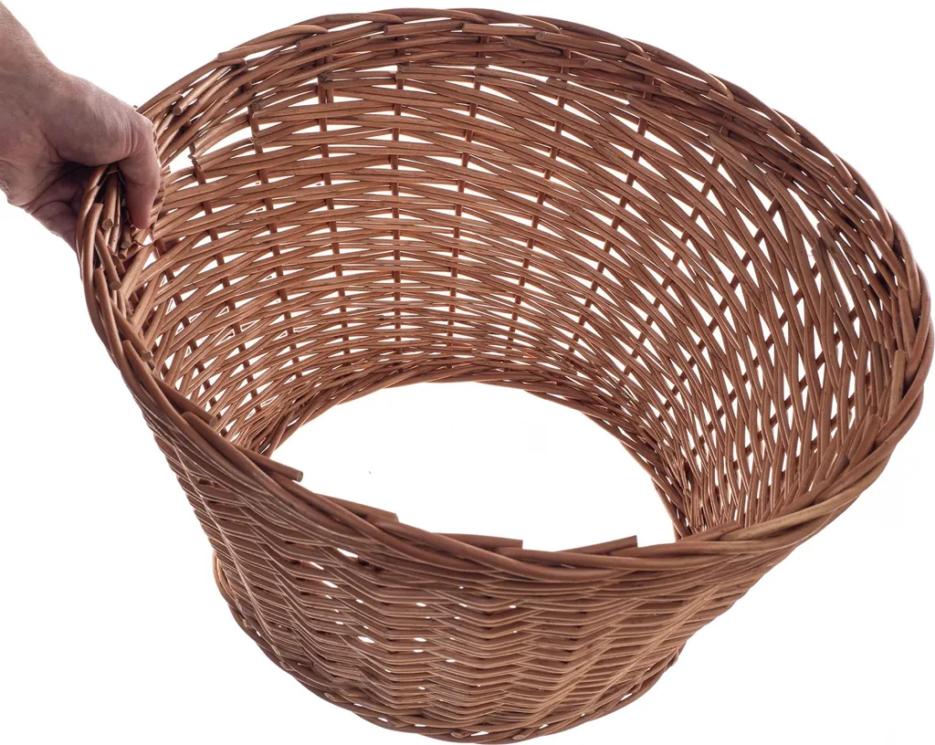 Support de sapin en osier brun 55cm - Design léger et construction durable