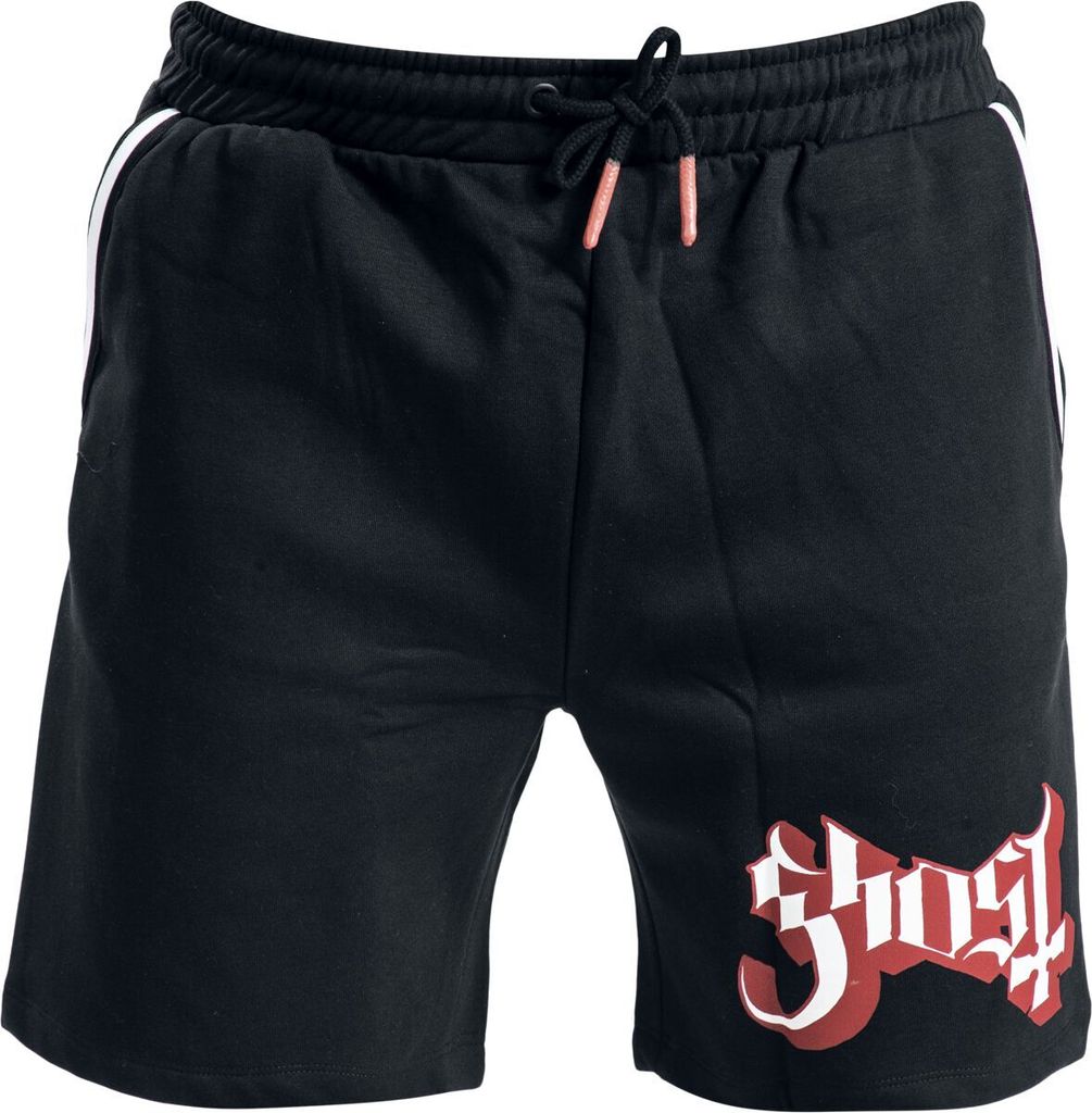 Ghost Short Herren Logo schwarz Band-Merch, Bands 65% Baumwolle, 35% Polyester M