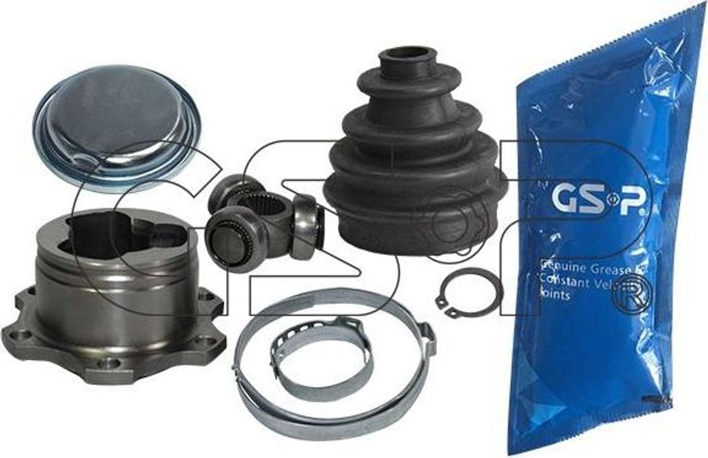 GSP 650019 Gelenksatz, Antriebswelle OE 3B0498103B kompatibel mit Sharan, Phaeton, Passat 3B, Superb, Alhambra, Galaxy, A8 4D, A6 4B, A6 4A, A4 8E,...