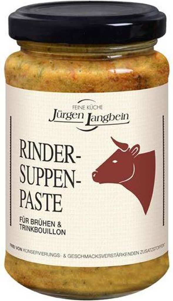 Jürgen Langbein Rinder-Suppen-Paste 250 g für Brühen und Produktbild 