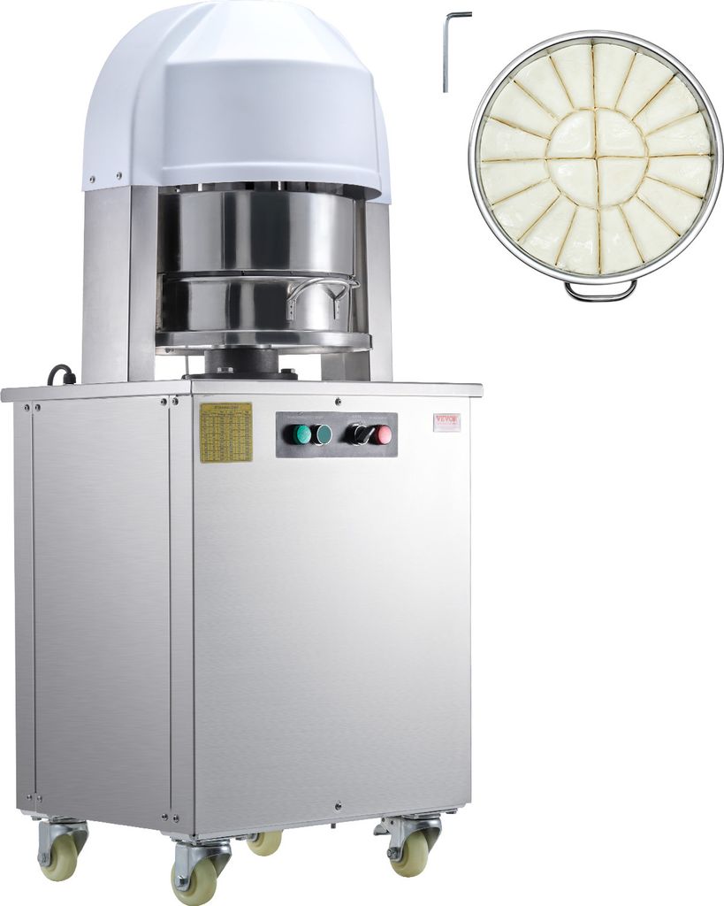 Diviseur de pâte électrique VEVOR 20 pièces, 60-260 g Image du produit 