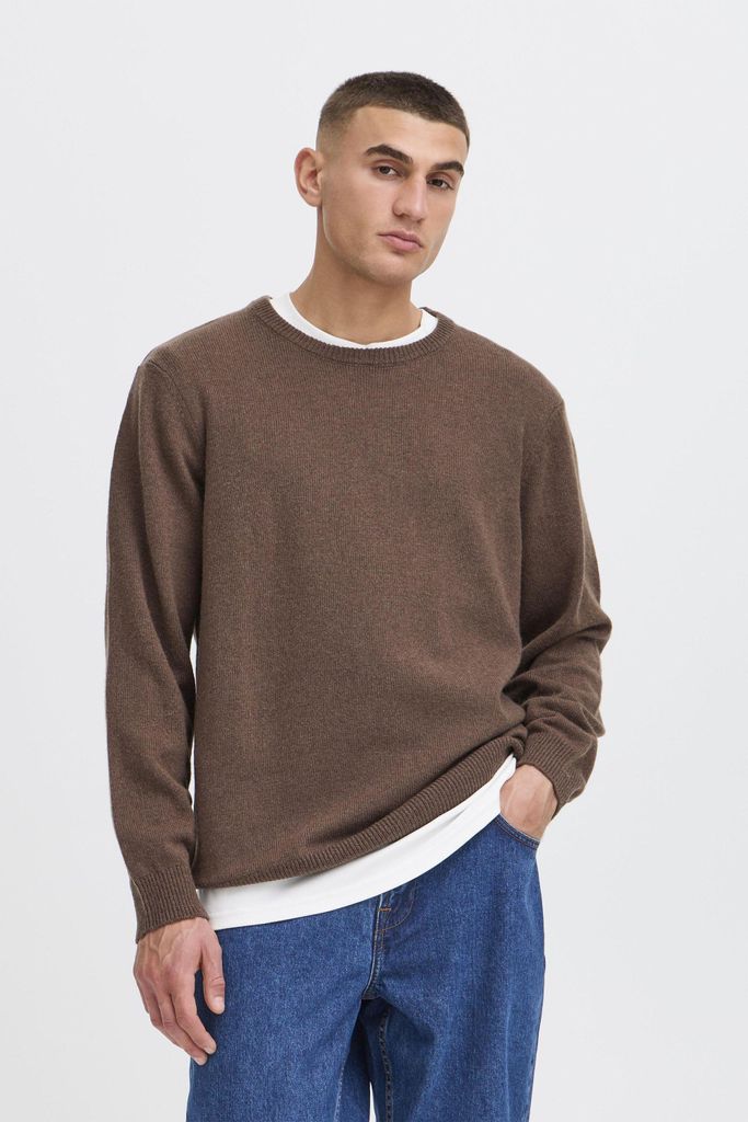 !SOLID SDRICK Herren Strickpullover Feinstrick Pullover Wollmischung regular fit