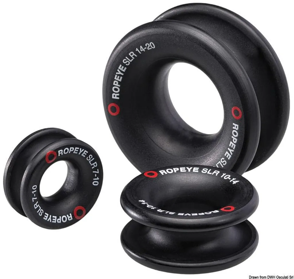 Anneau à faible friction Ropeye SLR 20-28 pour accastillage de voilier