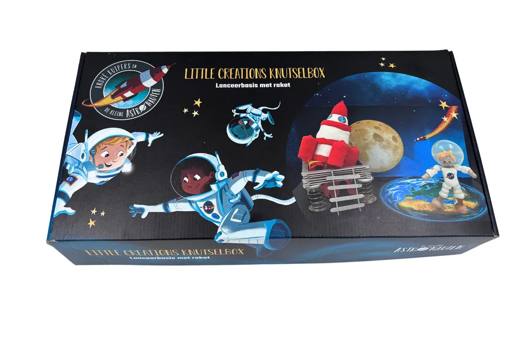 Kit créatif spatial Les petits astronautes avec guide d'André Kuipers