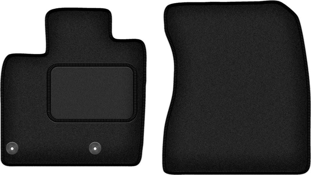 Set 2 Tappetini Anteriori Velours Nissan Qashqai 2021 SUV Neri
