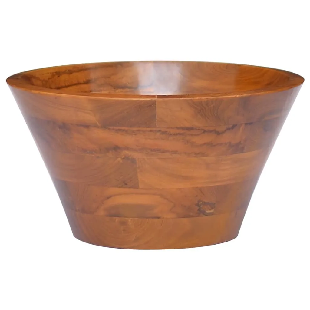 Lavabo Appoggio Teak 40cm vidaXL | Design Moderno Bagno Legno - 6