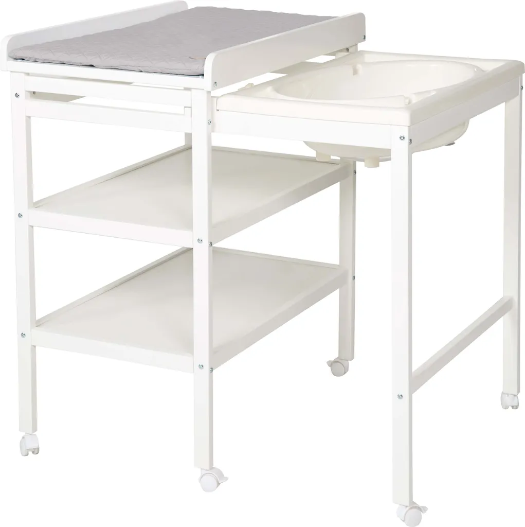 Baignoire extensible et Plan à Langer Roba Baby Pool avec Matelas Gris