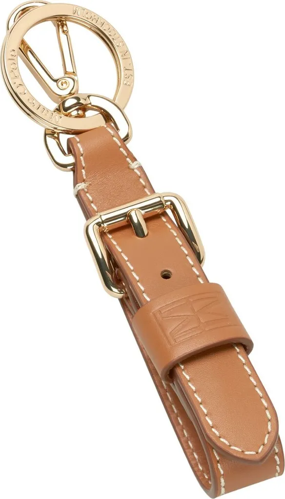 Marc O'Polo Portachiavi Junia Camel - Must-have Accessorio in Pelle