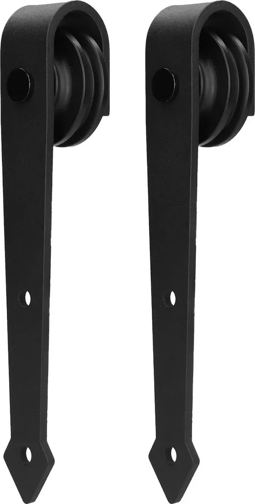Système de rouleau silencieux pour porte suspendue avec kit de vis
