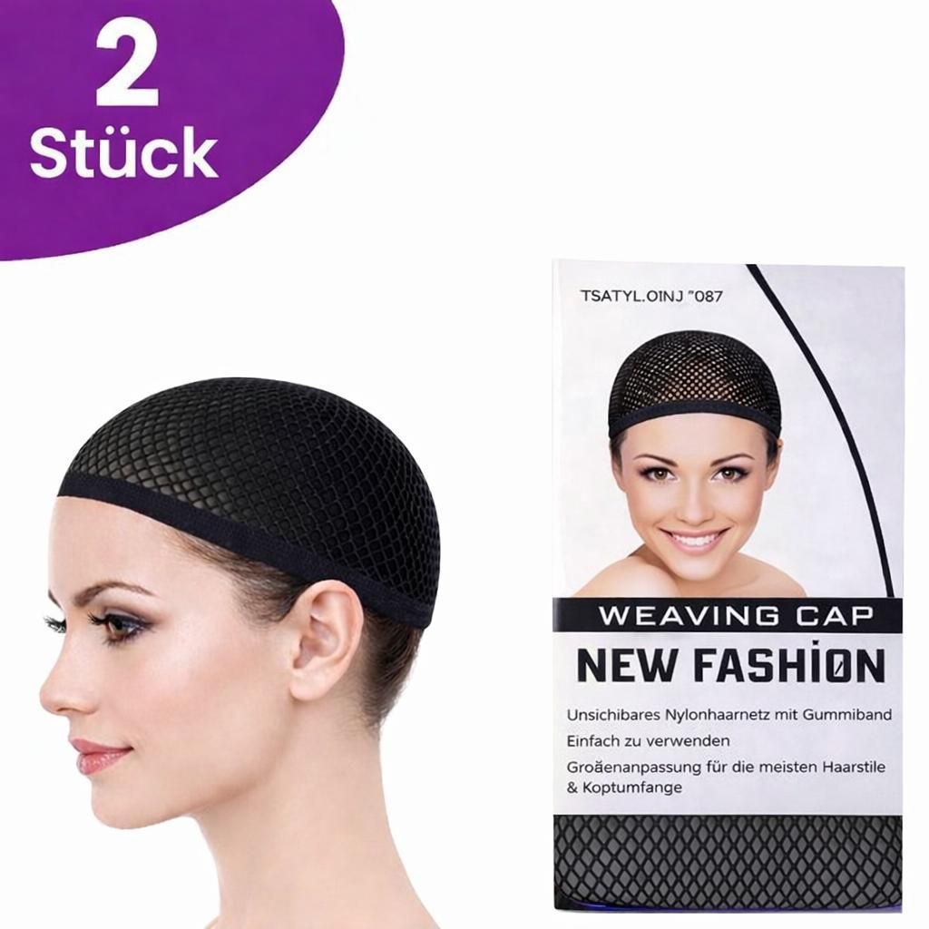 Unique Perücken Haarnetz Perücke - Schwarz - 2 Stücke Produktbild 