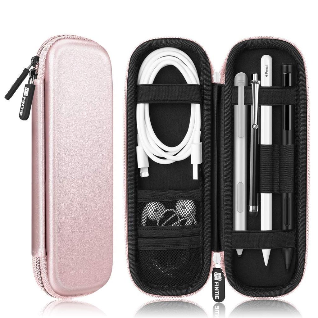 Fintie Hülle für Apple Pencil (1. / 2. Generation) - Kunstleder Stifthalter für Samsung, Huawei, Surface Pro Stylus Pen Tasche Schutzhülle mit ...
