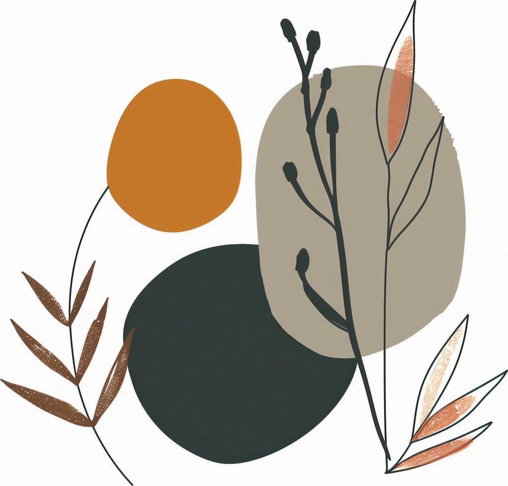 Plakat 90x90cm Poetische Komposition