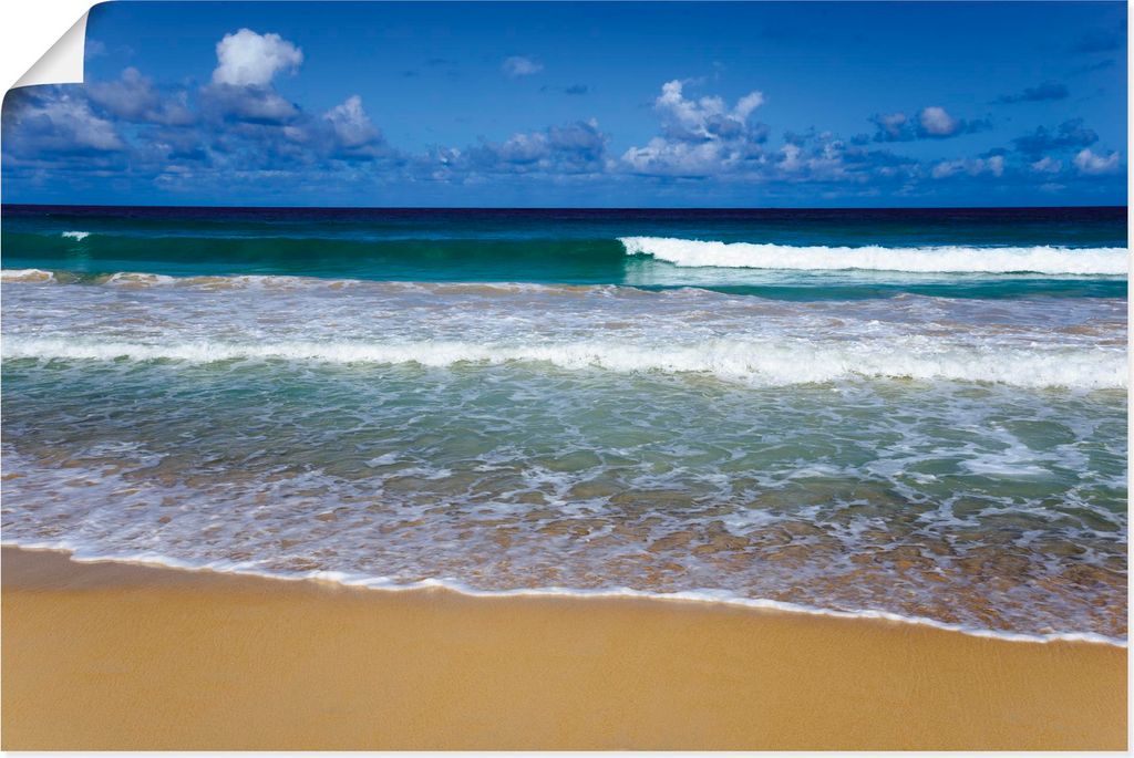 ARTland Poster Strand El Macao, Punta Cana Größe: 90x60 cm