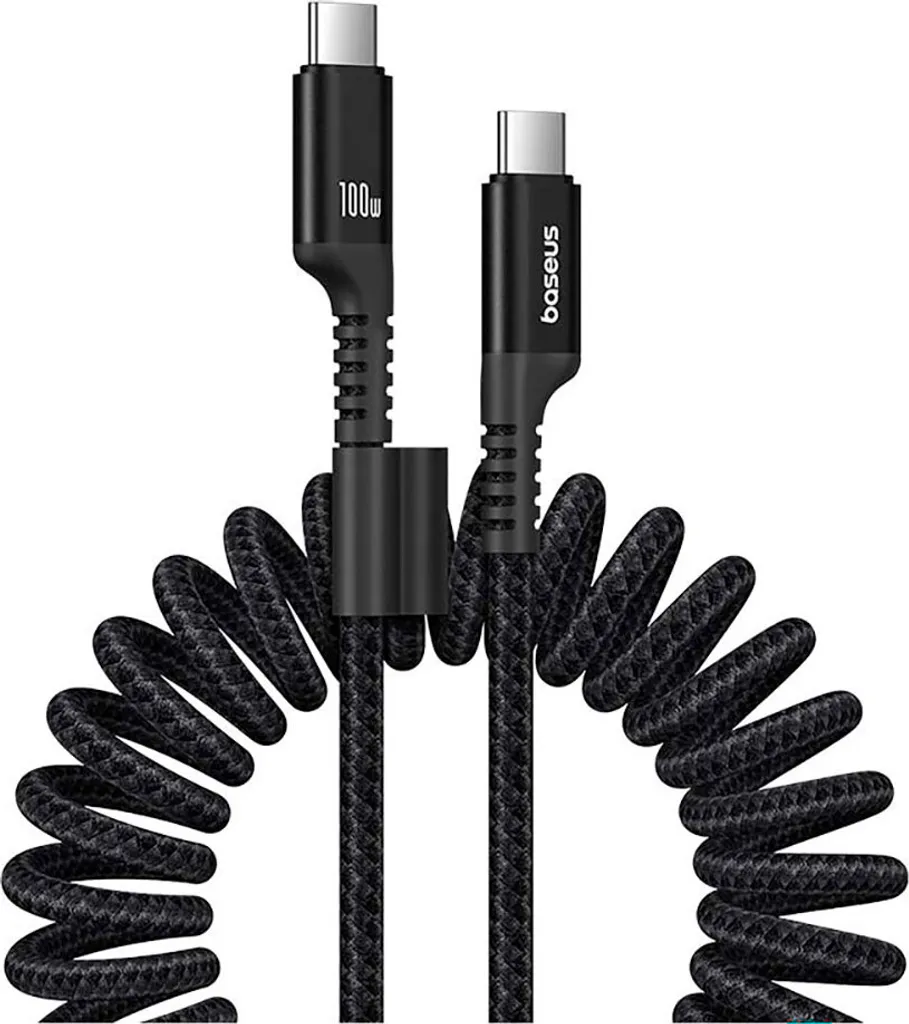 Baseus Fish-Eye 100W Cavo da Usb-C a Usb-C, 1M (nero)