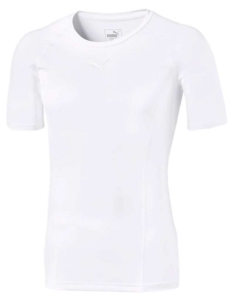 Puma - "Liga" Base Layer Oberteil für Herren kurzärmlig PP3342 (S) (Weiß)