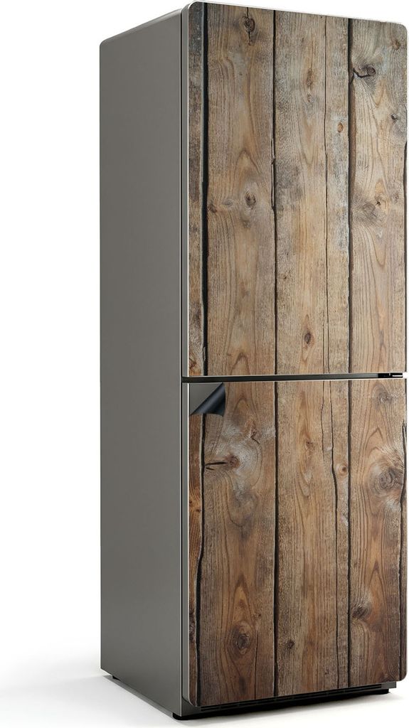 Vertikale Holzbretter – Magnetische Kühlschrank Abdeckung – Dekorfolie magnetisch Küche – Kühlschrank Magnet Deko – selbstklebende Magne...
