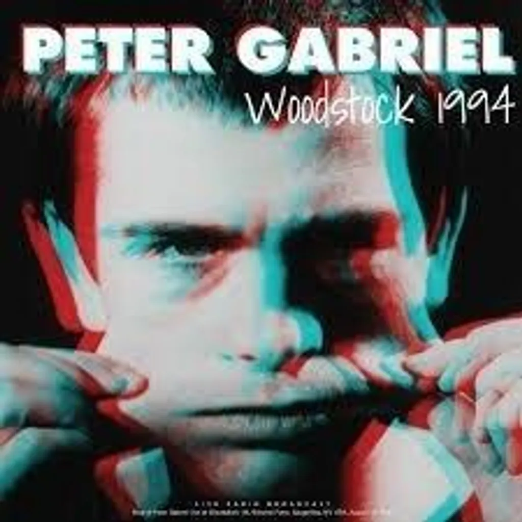Peter Gabriel Woodstock 1994 Vinyle LP - Retrouvez l'Émotion Pure du Live