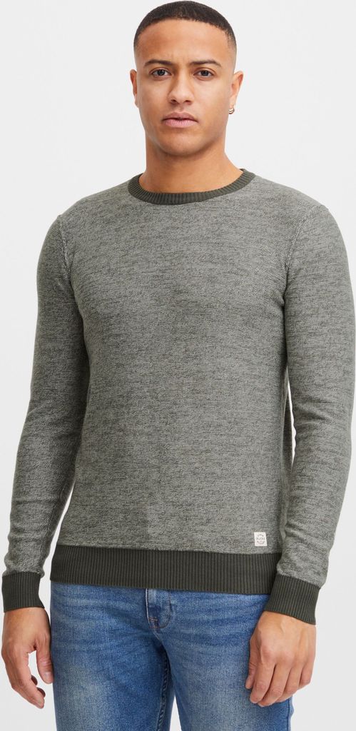 BLEND BHNathan Herren Strickpullover Feinstrick Pullover mit Rundhals-Ausschnitt Rippbündchen 100% Baumwolle Regular fit