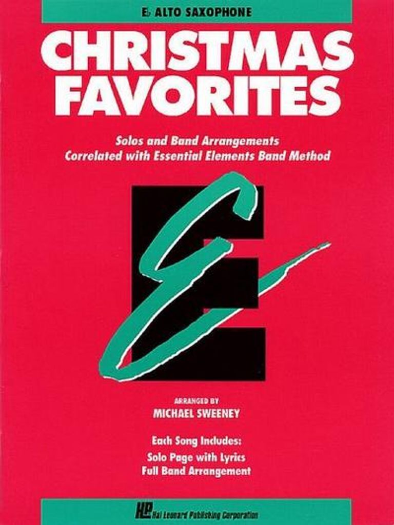 Essential Elements Christmas Favorites: Es-Altsaxophon