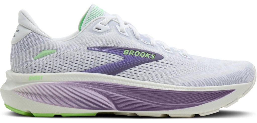 Brooks Chaussures Ghost 18, 1204821B194WhitePurpl Image du produit 