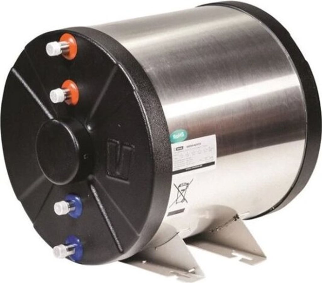 VETUS 75 Liter doppelwandiger Warmwasserbereiter aus Edelstahl | WHD075