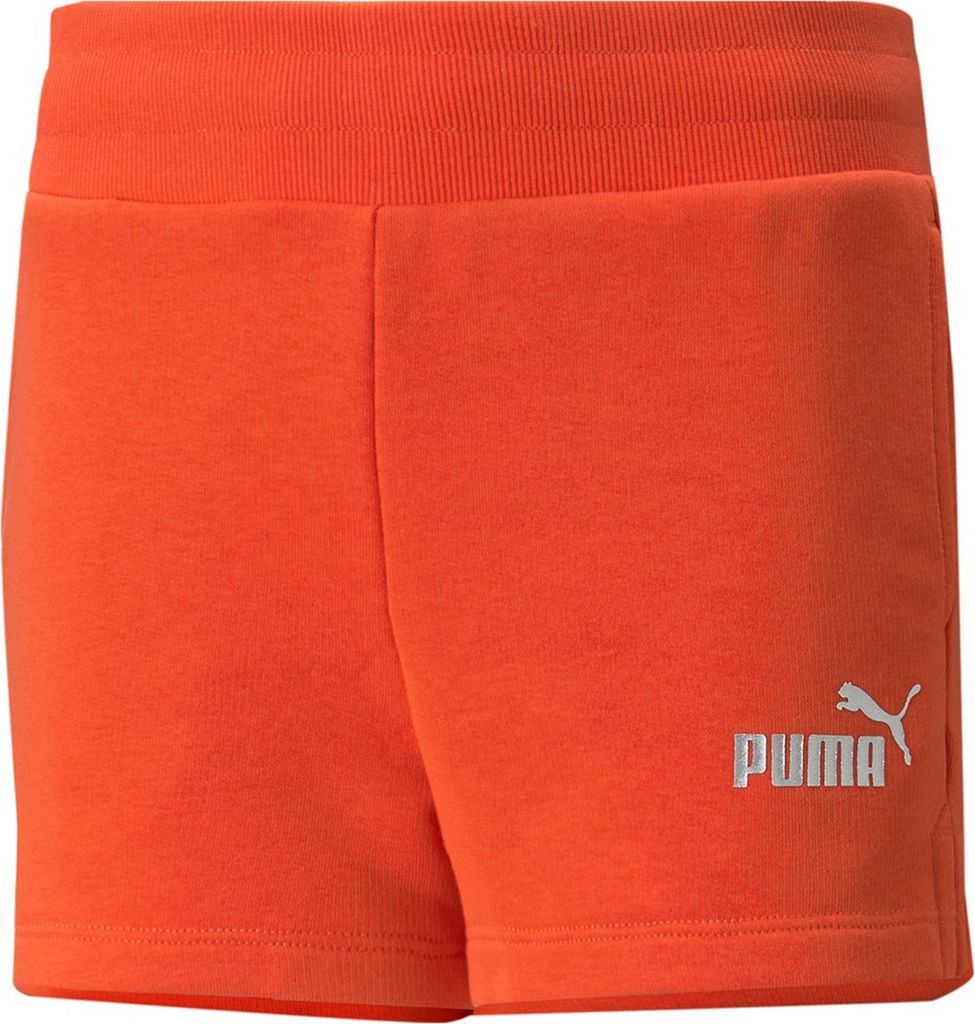 PUMA Ess+ Metallic Sweatshorts Mädchen firelight 164