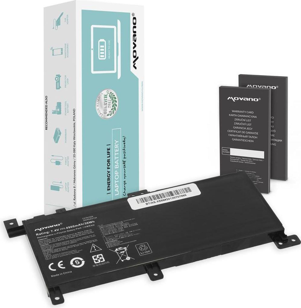 C21N1509 Akku für Asus X556 X556U X556UB X556UF Produktbild 