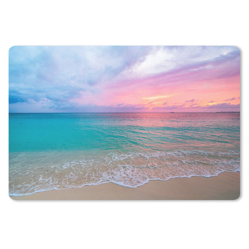 MuchoWow Mauspad Mousepad Sonnenuntergang - Meer - Pastell 27x18 cm - Mousepads - Maus Mat - Pad - Mausunterlage - Büroartikel - Desk Matten