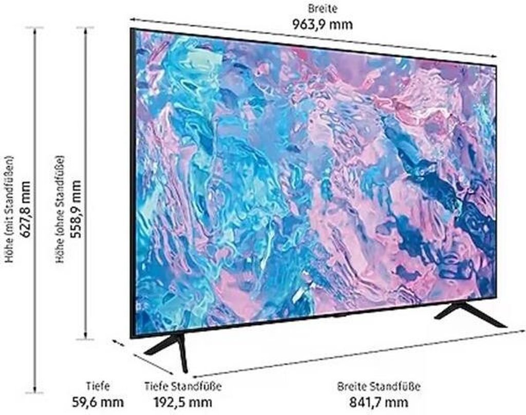 Samsung GU43CU7179U 109,2 cm (43') 4K Ultra | Kaufland.de