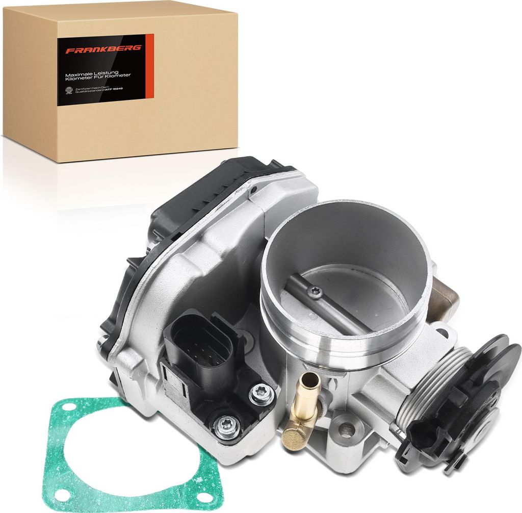 Frankberg 1x Drosselklappe Drosselklappenstutzen für VW Golf Polo Passat Vento Seat Ibiza 1.6L
