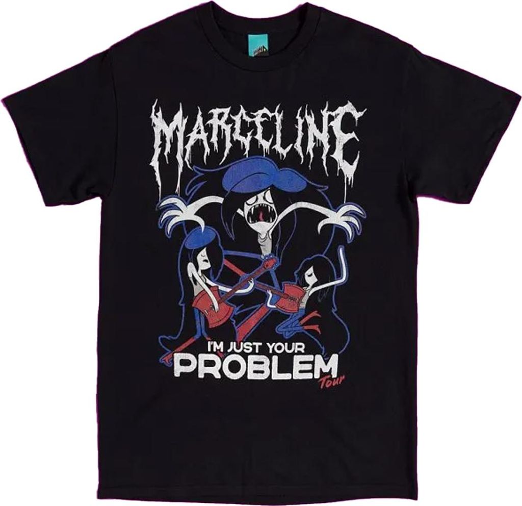 Adventure Time - "Just Your Problem Tour" T-Shirt für Herren/Damen Uni TT973 (4XL) (Schwarz)