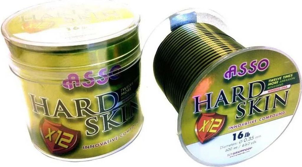 Asso Hard Skin 600 M Monofile Schnüre Mehrfarbig 0.280 mm Mehrfarbig 0.280 mm