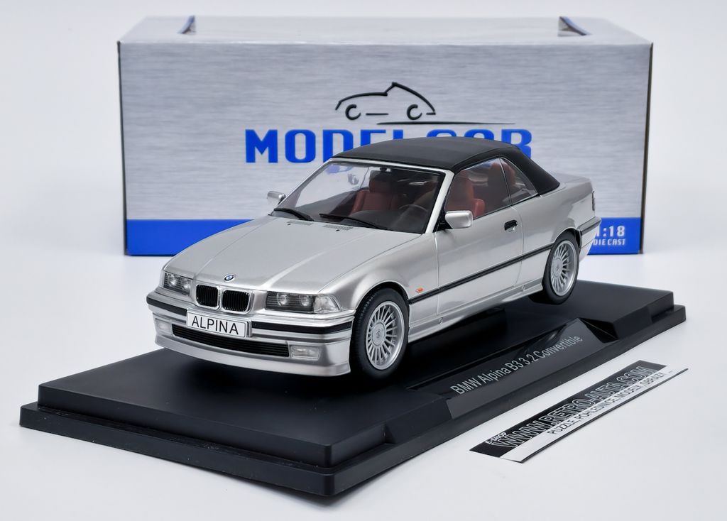MCG 18322 BMW Alpina B3 3.2 Cabrio E36 1996 silber 1:18 Produktbild 12