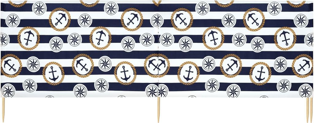 Ladeheid Strand Windschutz Sichtschutz LAEX001 (Anker-65, 8 m)