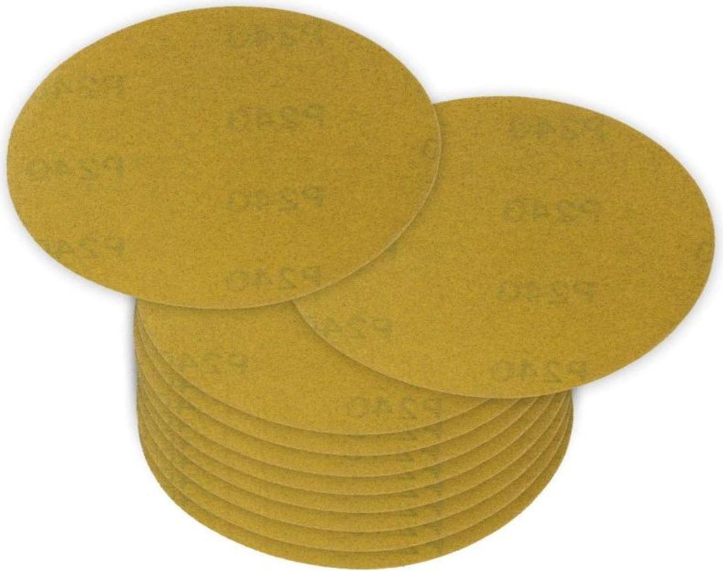Schleifpapier für Exzenterschleifer 115 mm P240, 10 Stück