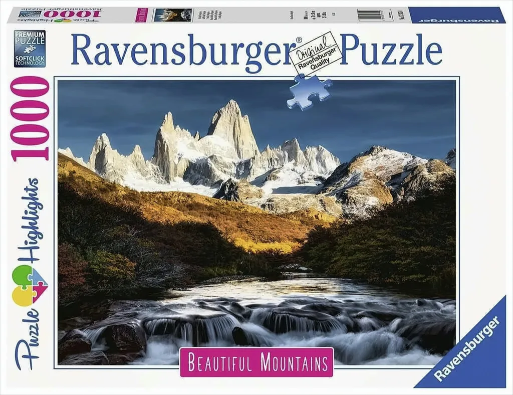 Puzzle Ravensburger 1000p : fini les pièces fragiles au Fitz Roy 17315