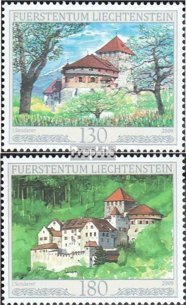 Briefmarken Liechtenstein 2009 Mi 1522-1523 (kompl.Ausg.) gestempelt Vaduz