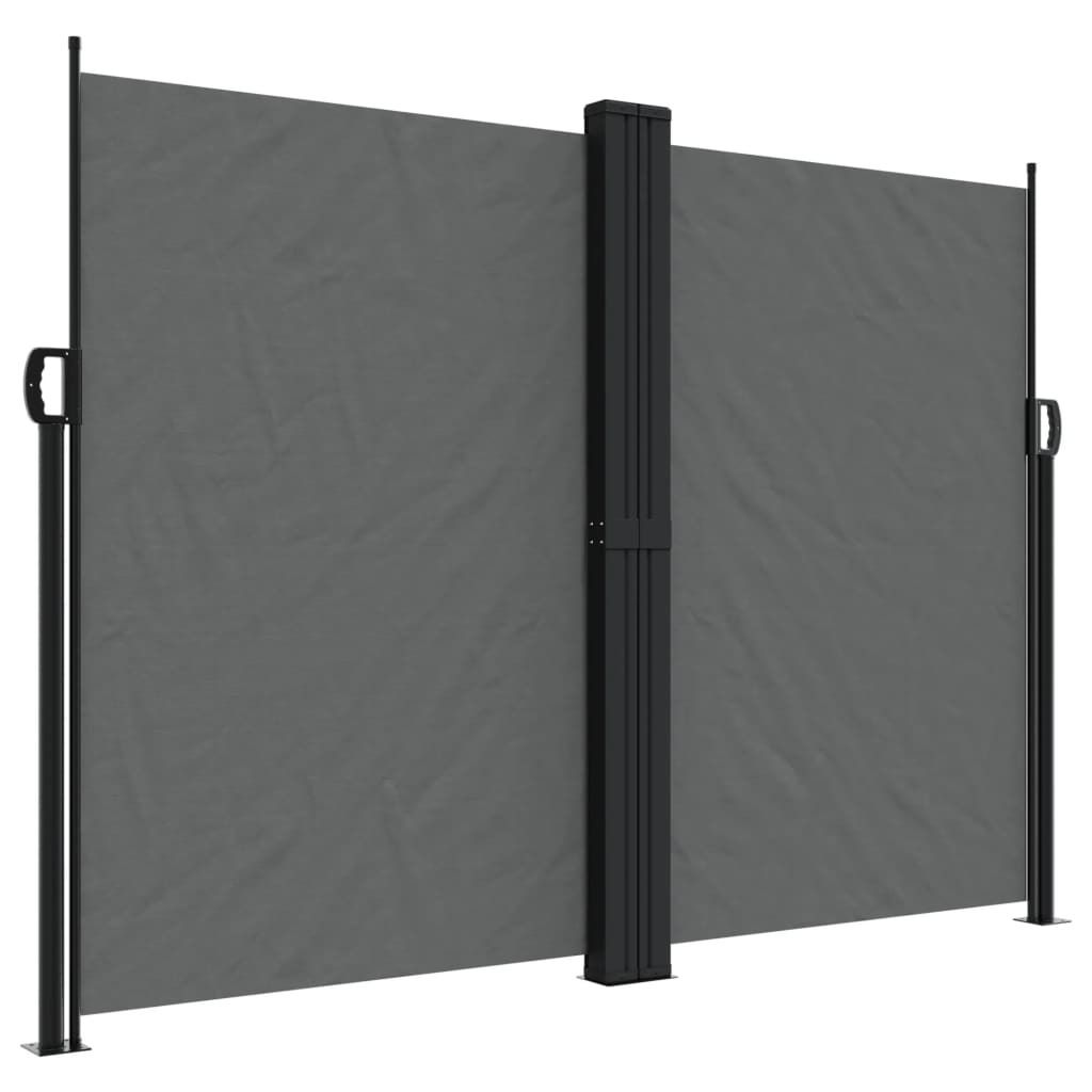 vidaXL Seitenmarkise Ausziehbar Anthrazit 180x600 cm