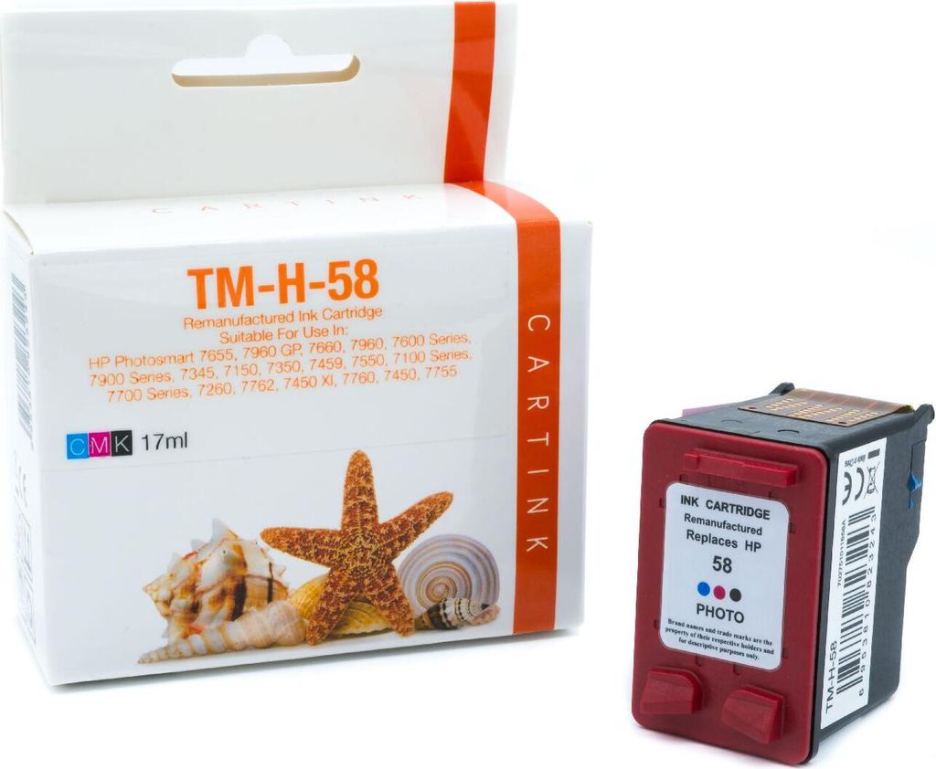 color Tinte/Druckpatrone 4.1-C6658PC kompatibel mit HP C6658AE