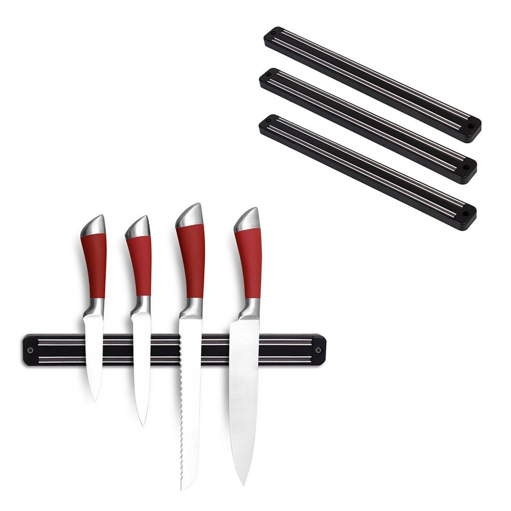3 Stück Küchen Magnetleiste Magnetschiene Messerhalter  Werkzeughalter 33cm DHL