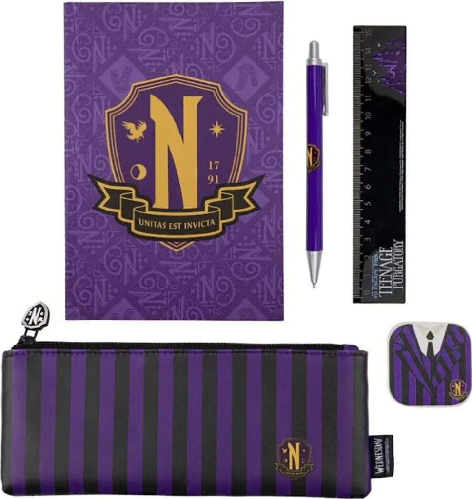 Pack scolaire Mercredi Addams complet pour ne plus manquer de matériel - 2