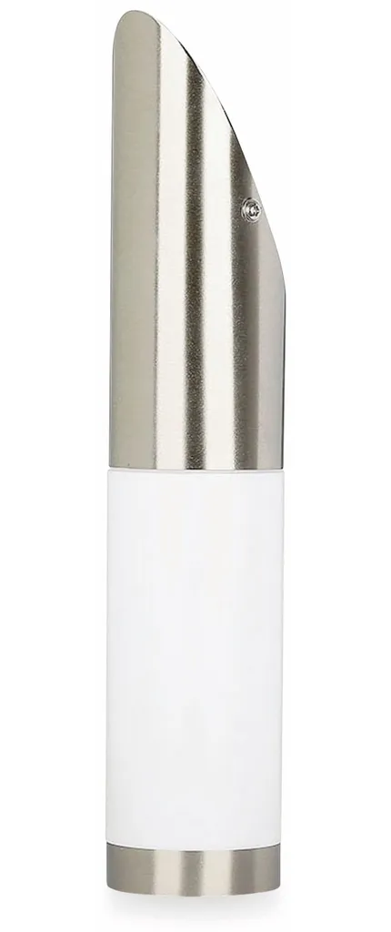 Applique murale inox et diffuseur opale VT-832 étanche IP44 37cm