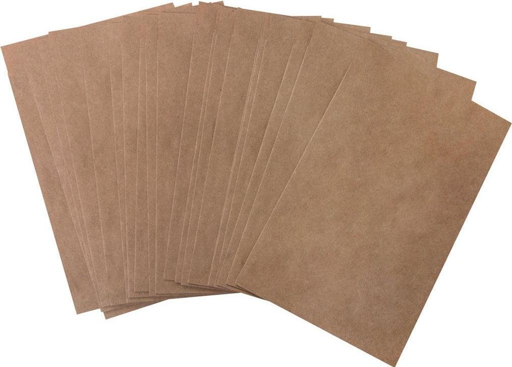Flachbeutel braun 8,5 x 13,2 cm - kleine Papiertüten aus Kraftpapier 100 Stück25 Stück