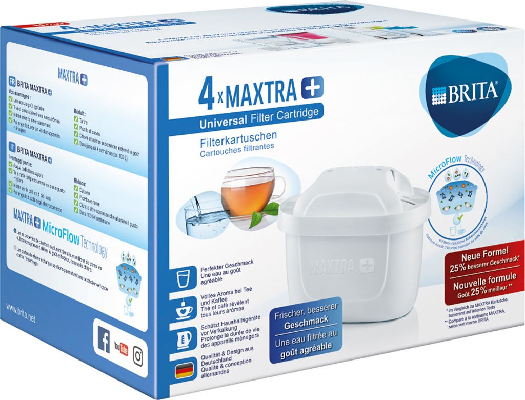 Brita 075 262 Brita Maxtra+ Confezione 4 Immagine del prodotto 
