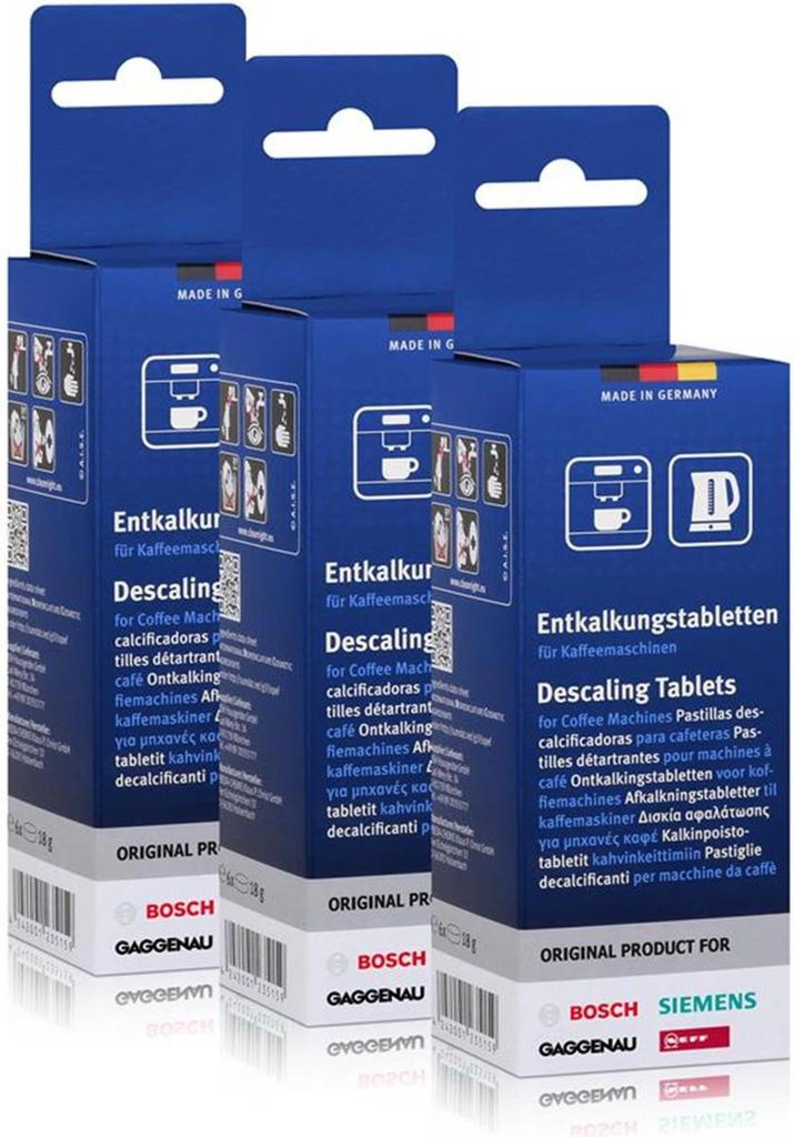 3x Entkalkertabletten von Bosch Siemens Neff Produktbild 