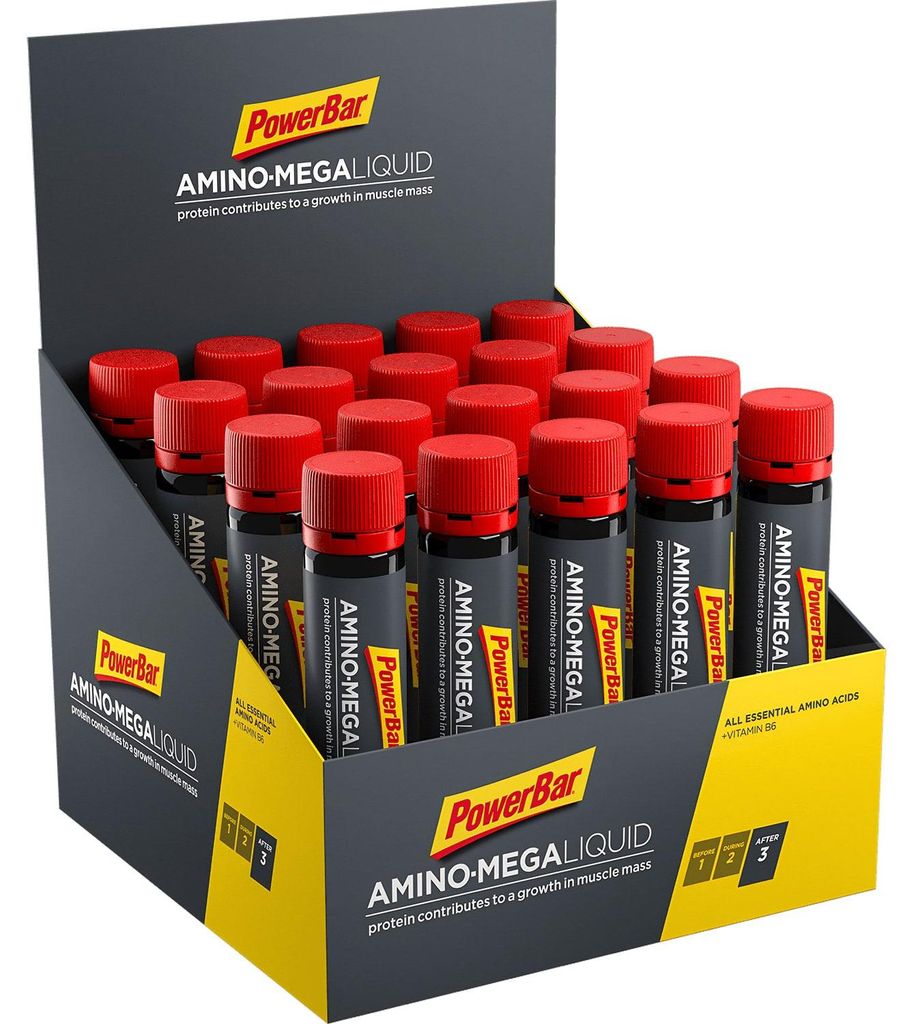 PowerBar Amino Mega Liquid aminosäuren ampullen  20 x 25ml Produktbild 